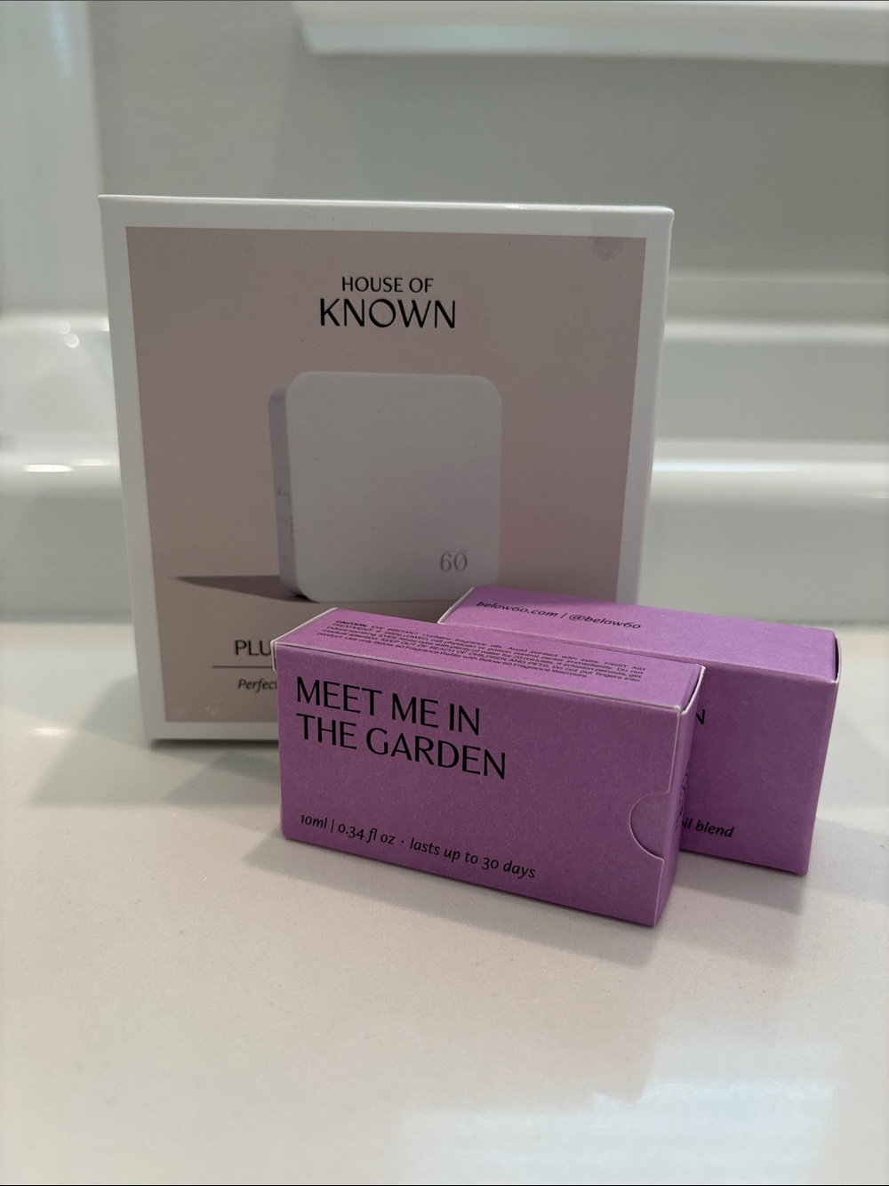 Below60 Plug In Air Freshener + Meet Me in the Garden Fragrance